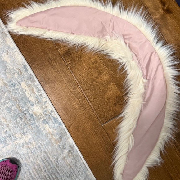 LAUNDRY by Shelli Segal Coat with removable faux fur collar, SZ L - Picture 5 of 5